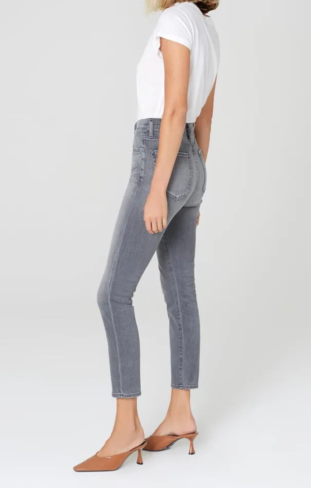 Pants Women Citizens Of Humanity Olivia High Rise Slim Fit In Granite Granite