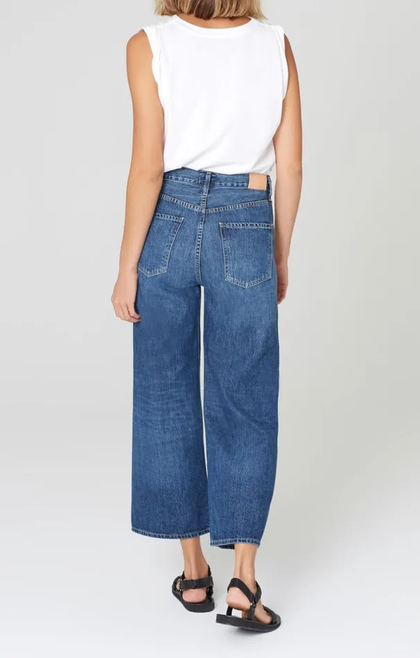 Pants Women Citizens Of Humanity Sacha High Rise Wide Leg In Blue Rose Blue Rose