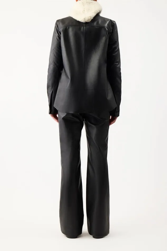 Pants Women Gabriela Hearst Vesta Pant In Black Nappa Leather