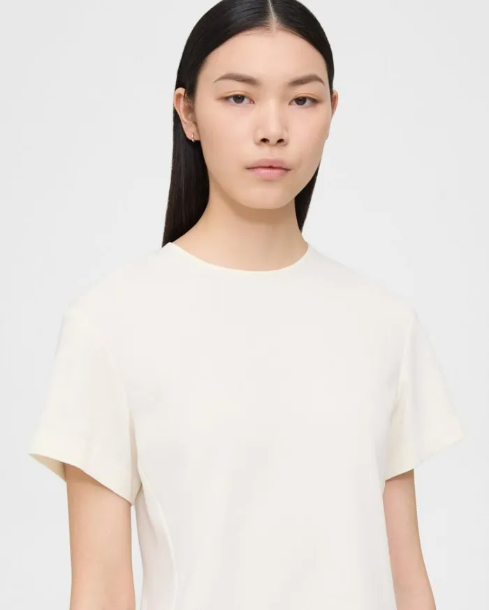 Pants Women Men Theory Flutter Sleeve Top In Striped Admiral Crepe Rice Pants Women Men Theory Flutter Sleeve Top In Striped Admiral Crepe Rice