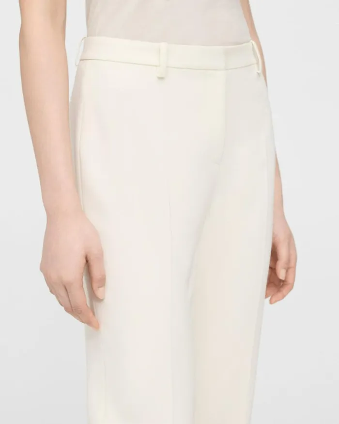 Pants Women Theory Treeca Full Length Pant In Admiral Crepe Rice Pants Women Theory Treeca Full Length Pant In Admiral Crepe Rice