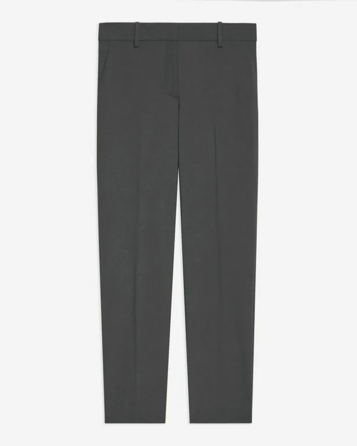 Pants Women Theory Treeca Full Length Pant In Good Wool Deep Green Pants Women Theory Treeca Full Length Pant In Good Wool Deep Green