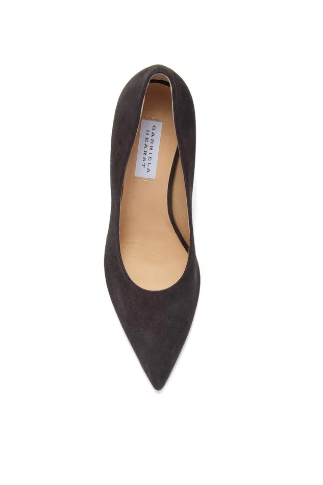 Pumps Women Gabriela Hearst Edwina High Heel Stiletto Pump In Chocolate Suede Pumps Women Gabriela Hearst Edwina High Heel Stiletto Pump In Chocolate Suede