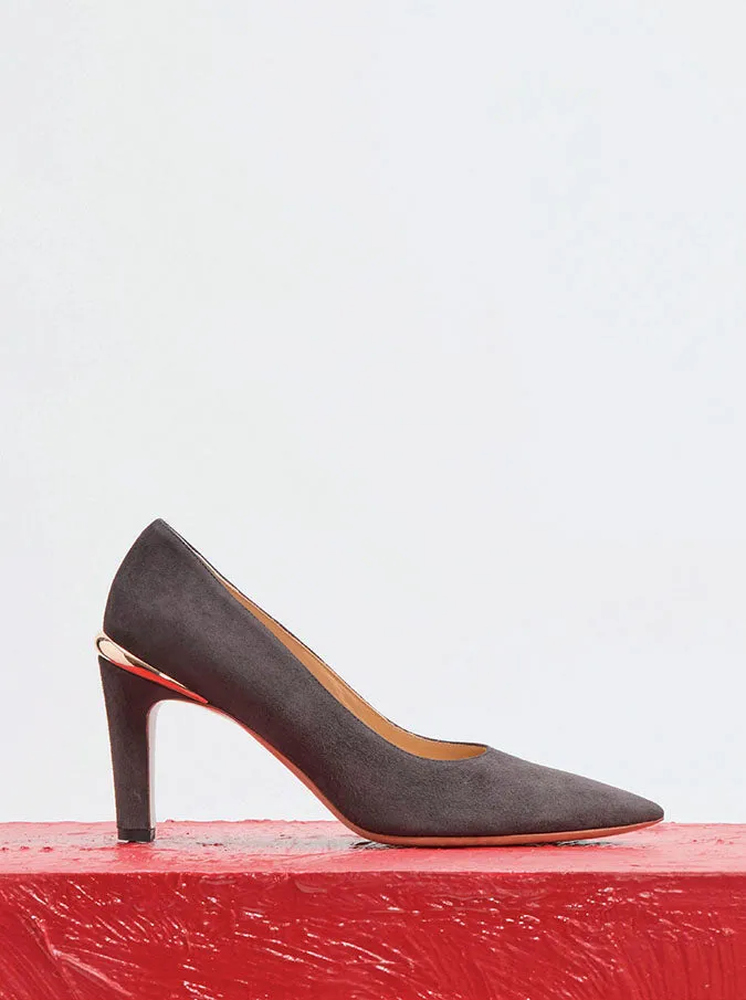 Pumps Women Gabriela Hearst Edwina High Heel Stiletto Pump In Chocolate Suede Pumps Women Gabriela Hearst Edwina High Heel Stiletto Pump In Chocolate Suede