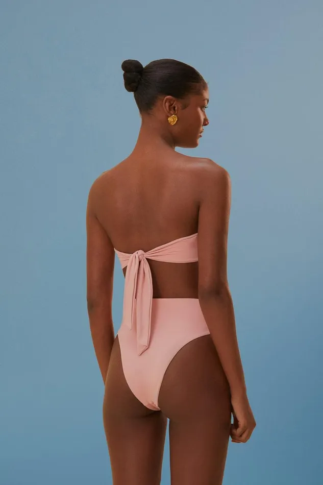 Rose Pink Bikini Bottom Women FARM Rio Bikinis Rose Pink Bikini Bottom Women FARM Rio Bikinis