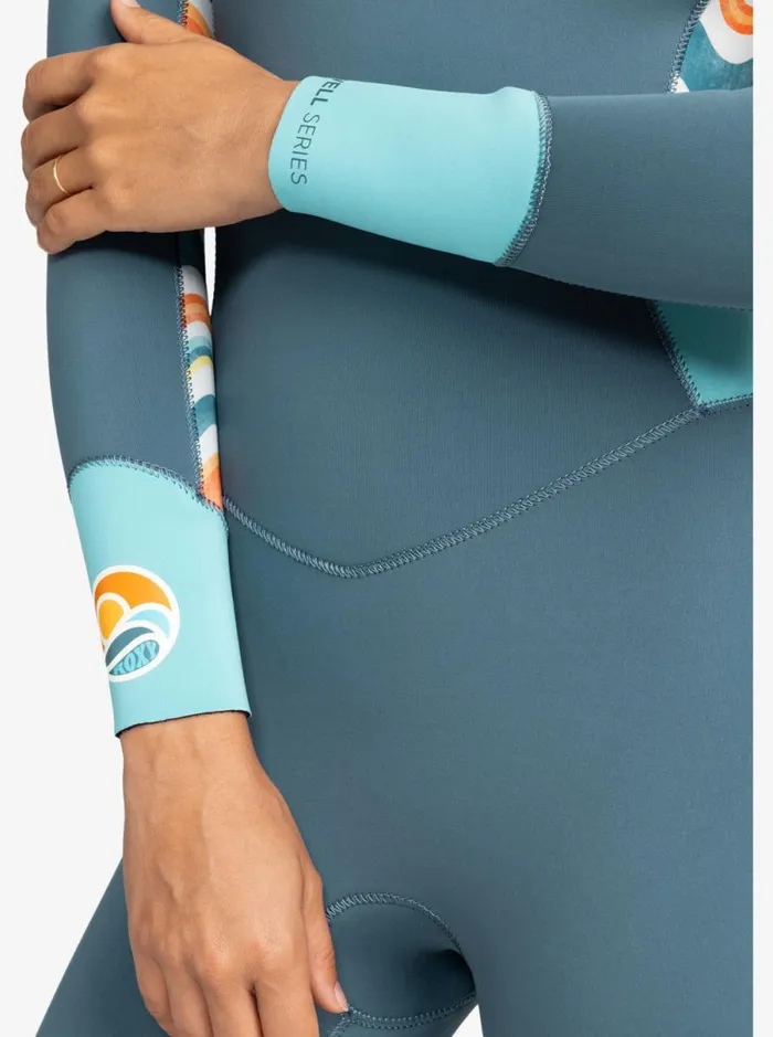 Roxy 43mm Swell Series 8211 Chest Zip Wetsuit Starglazer Women Wetsuits