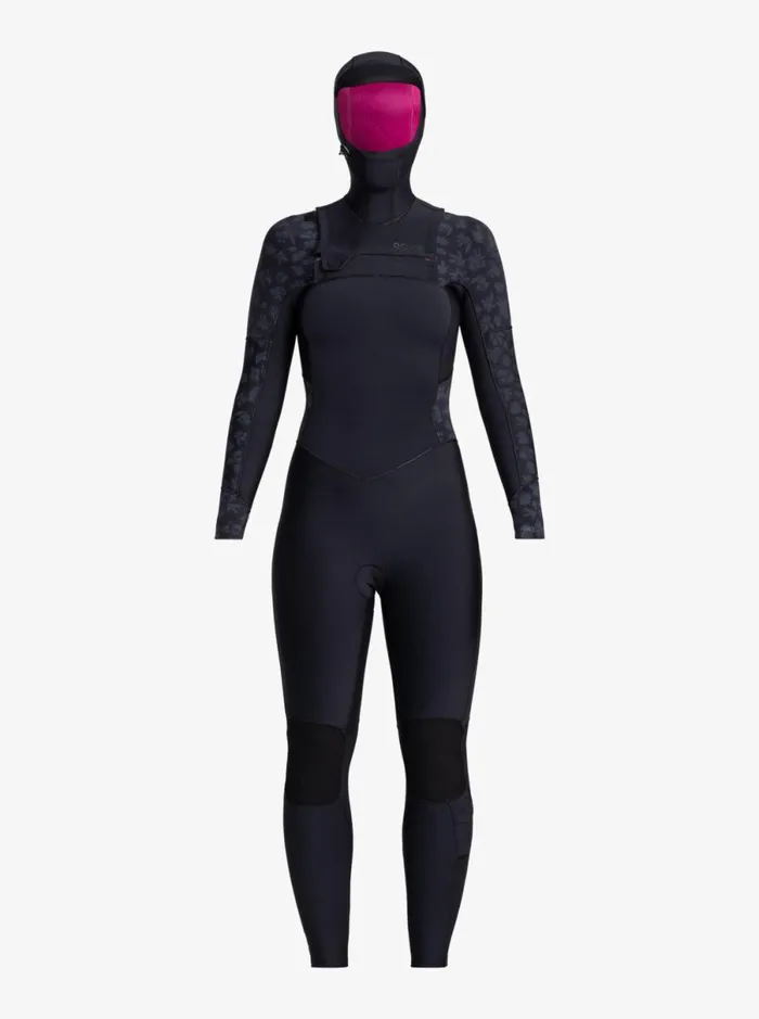 Roxy 543mm Swell Series 8211 Hooded Chest Zip Wetsuit Black Women Wetsuits Roxy 543mm Swell Series 8211 Hooded Chest Zip Wetsuit Black Women Wetsuits