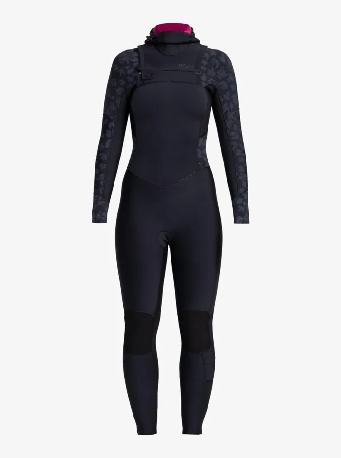 Roxy 543mm Swell Series 8211 Hooded Chest Zip Wetsuit Black Women Wetsuits Roxy 543mm Swell Series 8211 Hooded Chest Zip Wetsuit Black Women Wetsuits