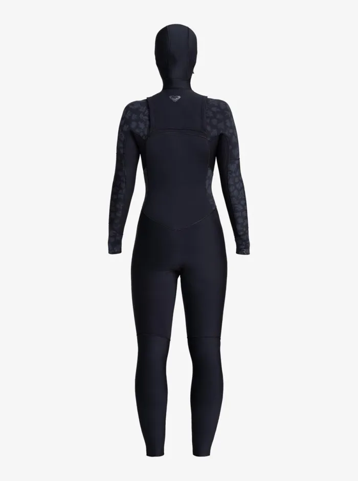 Roxy 543mm Swell Series 8211 Hooded Chest Zip Wetsuit Black Women Wetsuits Roxy 543mm Swell Series 8211 Hooded Chest Zip Wetsuit Black Women Wetsuits