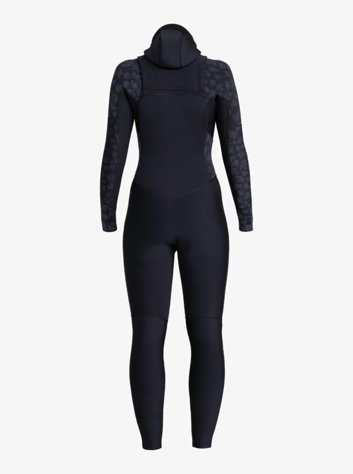 Roxy 543mm Swell Series 8211 Hooded Chest Zip Wetsuit Black Women Wetsuits Roxy 543mm Swell Series 8211 Hooded Chest Zip Wetsuit Black Women Wetsuits