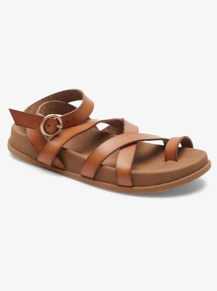 Roxy Ahri 8211 Sandals Tan Women Shoes