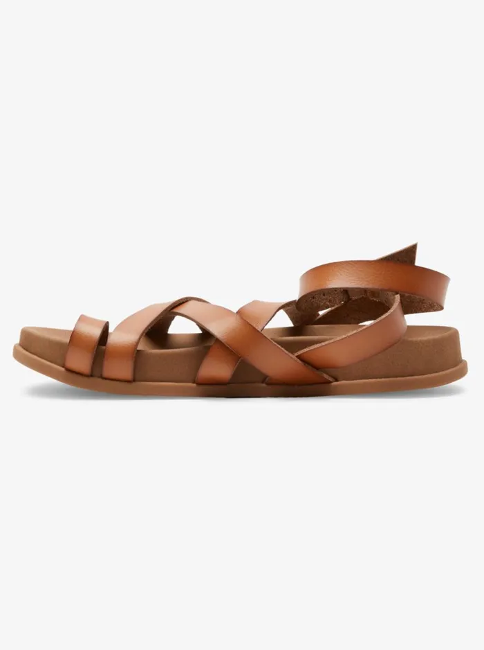 Roxy Ahri 8211 Sandals Tan Women Shoes
