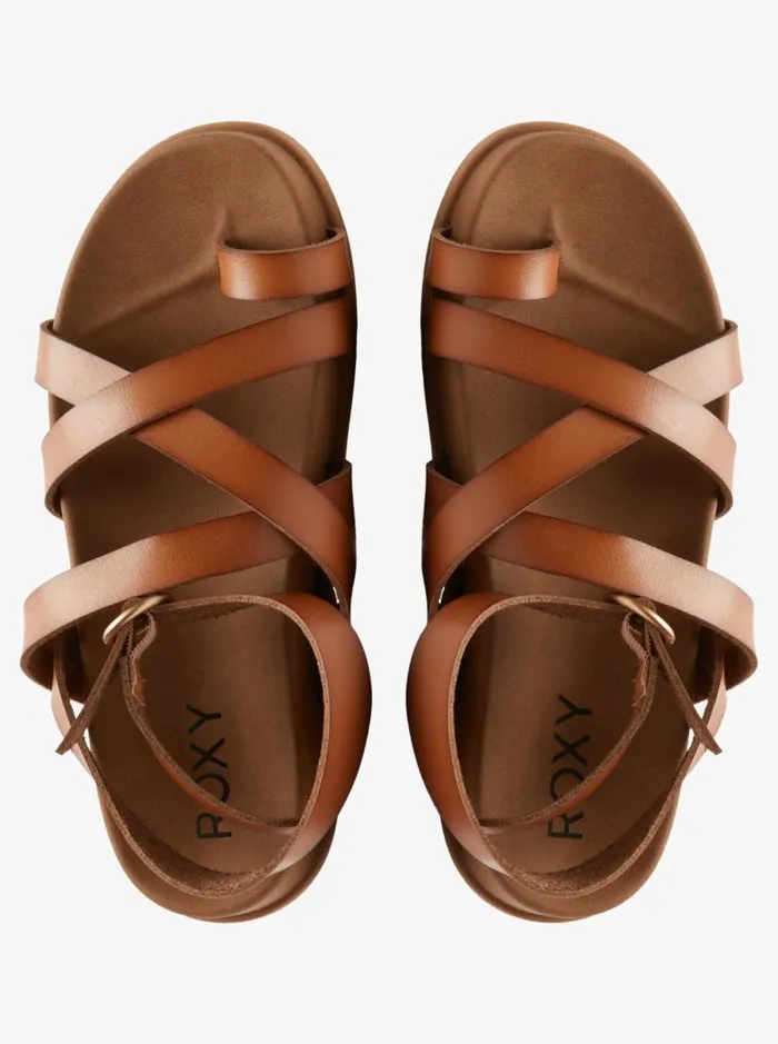 Roxy Ahri 8211 Sandals Tan Women Shoes