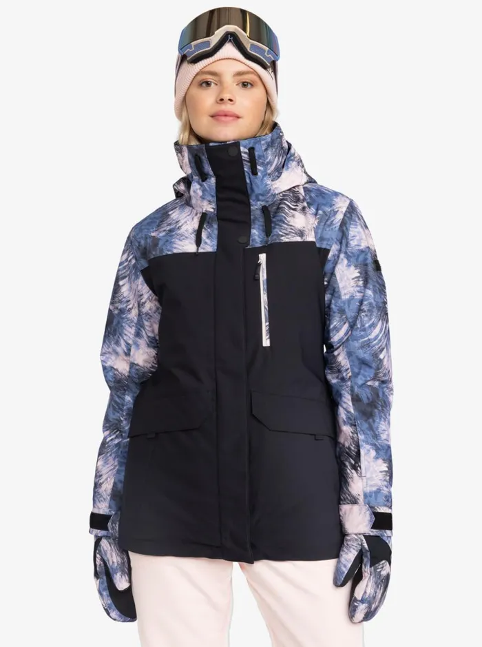 Roxy Dawnrae 8211 Snow Jacket Wild Wind Darknight Women Jackets and Coats