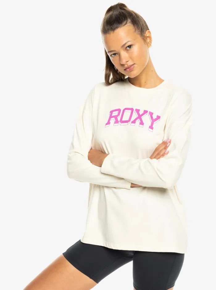 Roxy Essential Energy 8211 Long Sleeves Tshirt Buttercream Women TShirts and Tops