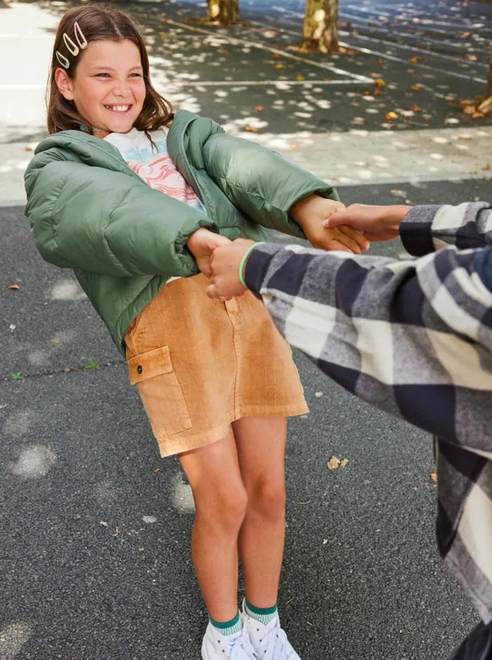 Roxy Forever This Young 8211 Puffer Jacket For Girls 4 8211 16 Oil Green Kids Jackets and Coats