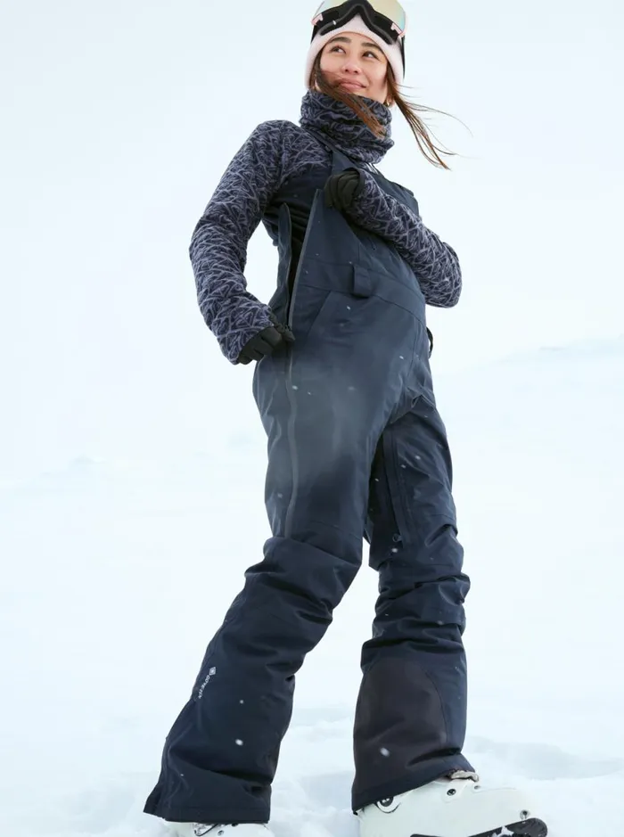 Roxy GoreTex Stretch Prism 8211 Bib Snow Pant True Black Women Snow Pants