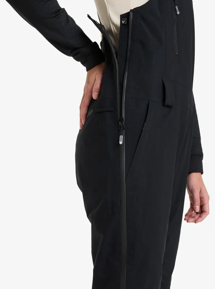 Roxy GoreTex Stretch Prism 8211 Bib Snow Pant True Black Women Snow Pants