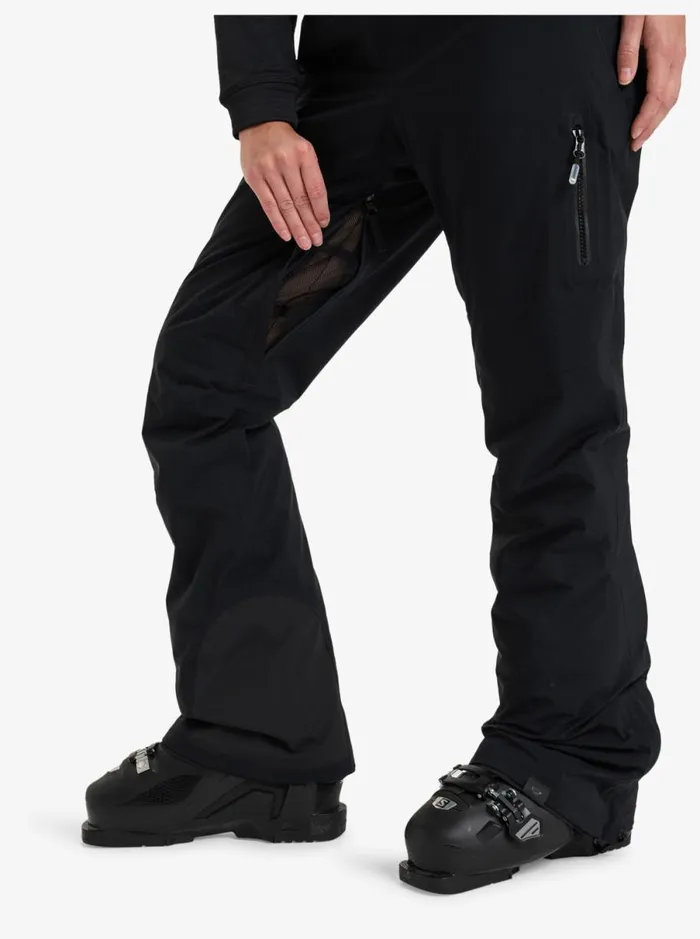Roxy GoreTex Stretch Prism 8211 Bib Snow Pant True Black Women Snow Pants