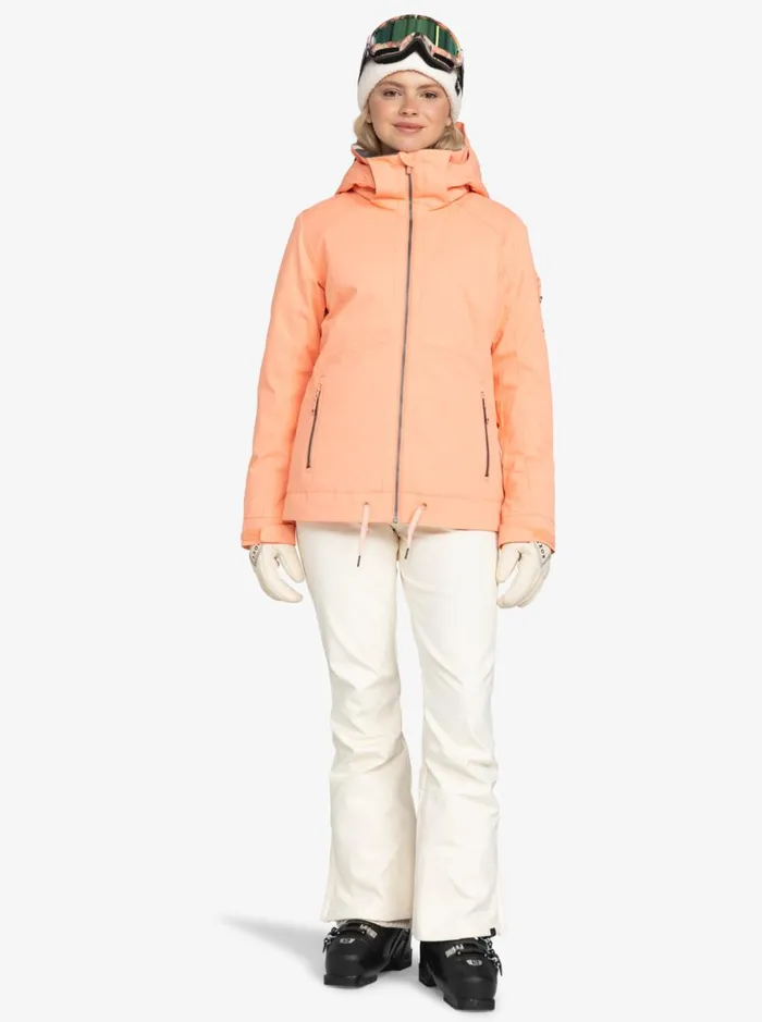 Roxy Meade 8211 Snow Jacket Peach Pink Women Jackets and Coats