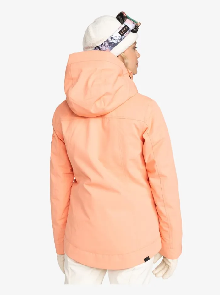 Roxy Meade 8211 Snow Jacket Peach Pink Women Jackets and Coats