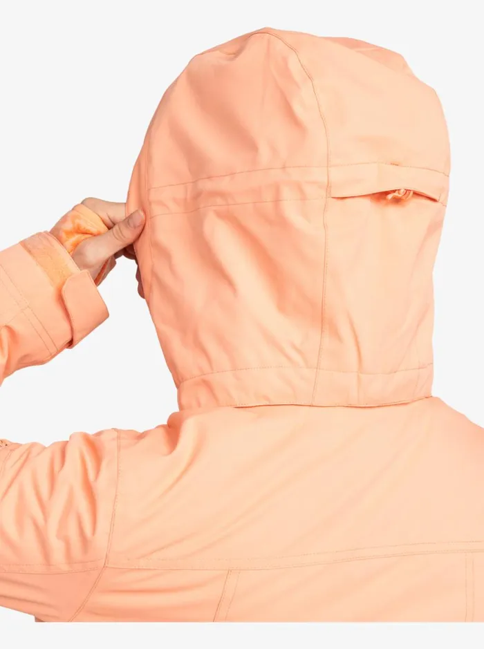 Roxy Meade 8211 Snow Jacket Peach Pink Women Jackets and Coats