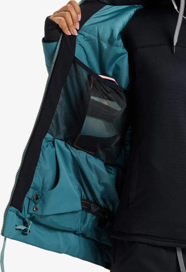 Roxy Meade 8211 Snow Jacket Sea Pine Women Jackets and Coats
