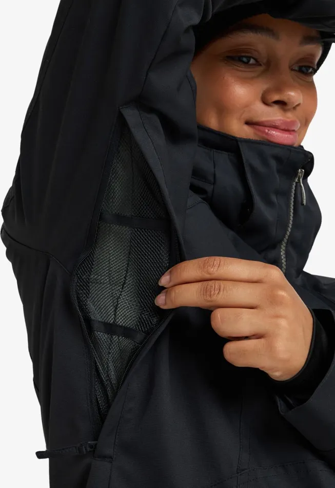 Roxy Meade 8211 Snow Jacket True Black Women Jackets and Coats