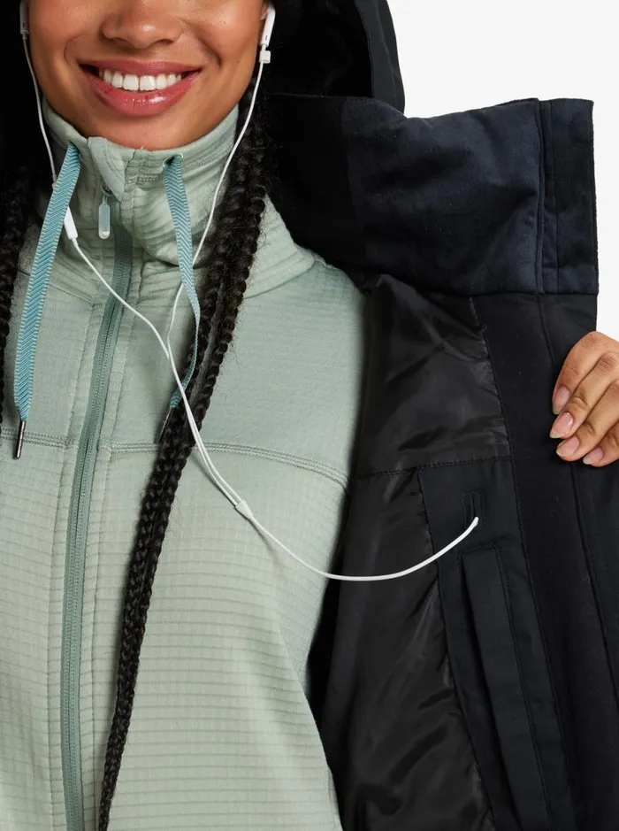 Roxy Meade 8211 Snow Jacket True Black Women Jackets and Coats