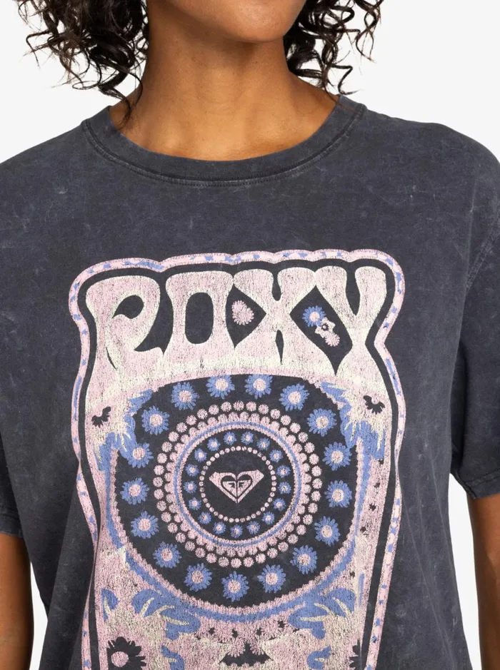 Roxy Moonlight Sunset 8211 Short Sleeves Tshirt Phantom Women TShirts and Tops