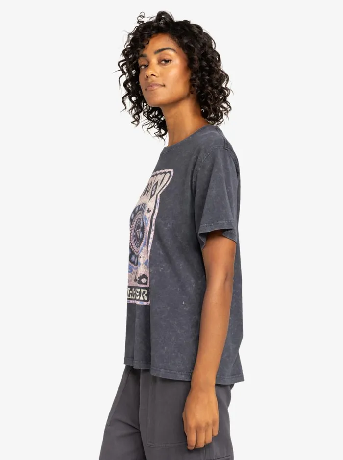 Roxy Moonlight Sunset 8211 Short Sleeves Tshirt Phantom Women TShirts and Tops