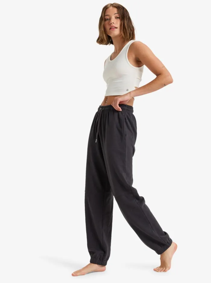 Roxy Oasis Haze 8211 Elastic Waist Pants Phantom Women Trousers