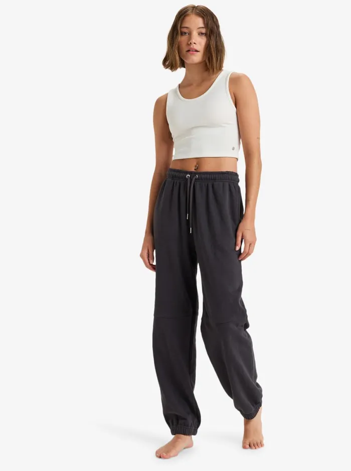 Roxy Oasis Haze 8211 Elastic Waist Pants Phantom Women Trousers