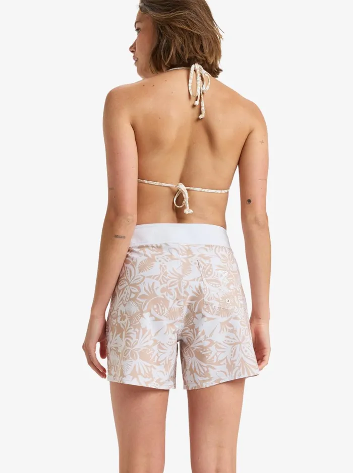 Roxy Palm Palm 5034 8211 Board Shorts Ginger Root Suntrip Swim Women Boardshorts