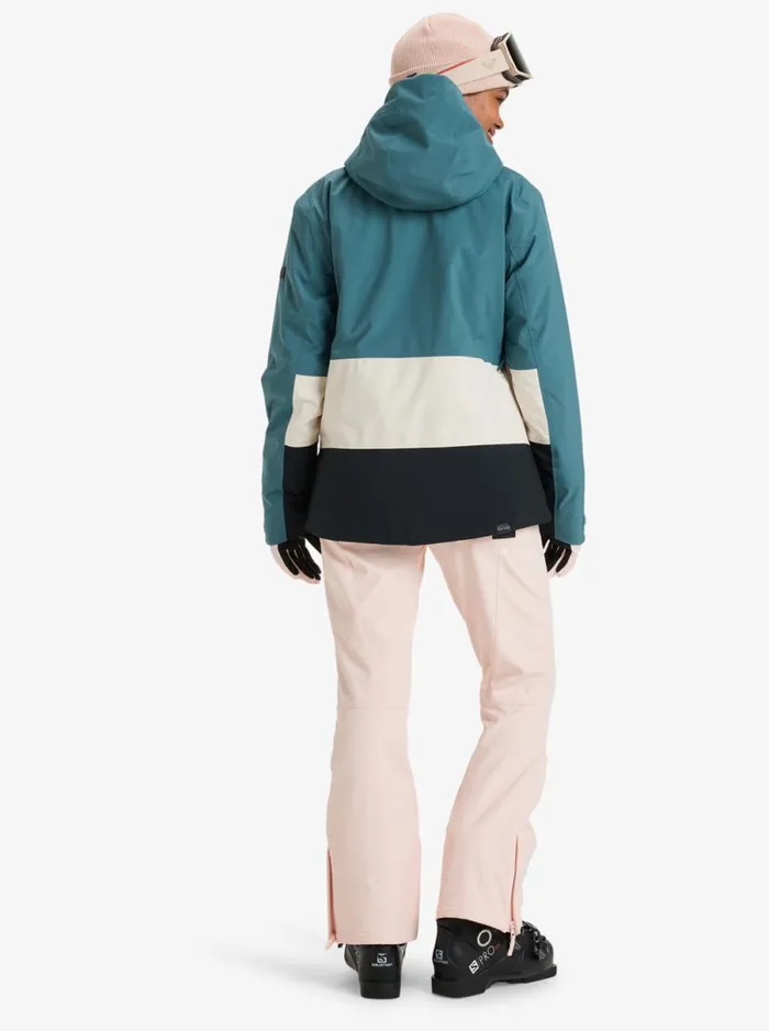 Roxy Peakside 8211 Snow Jacket Sea Pine Women Jackets and Coats