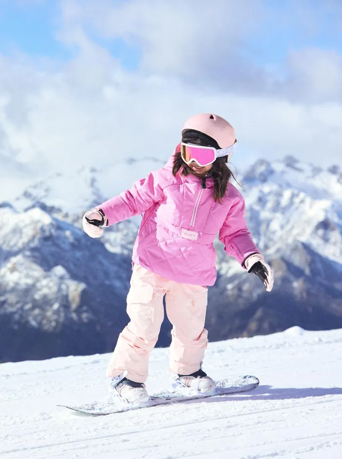 Roxy Radiant Lines Overhead 8211 Snow Jacket For Girls 8 8211 16 Sachet Pink Kids Jackets and Coats