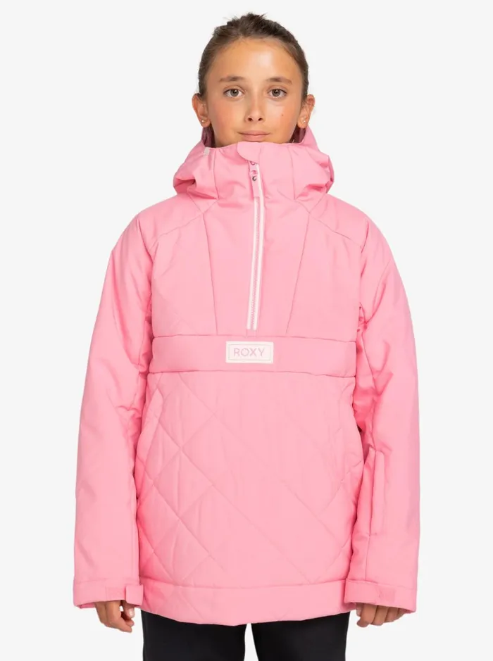 Roxy Radiant Lines Overhead 8211 Snow Jacket For Girls 8 8211 16 Sachet Pink Kids Jackets and Coats