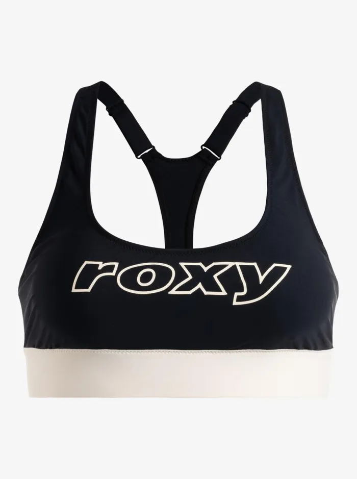 Roxy Roxy Active 8211 Full Coverage Bikini Top Anthracite Women Bikinis