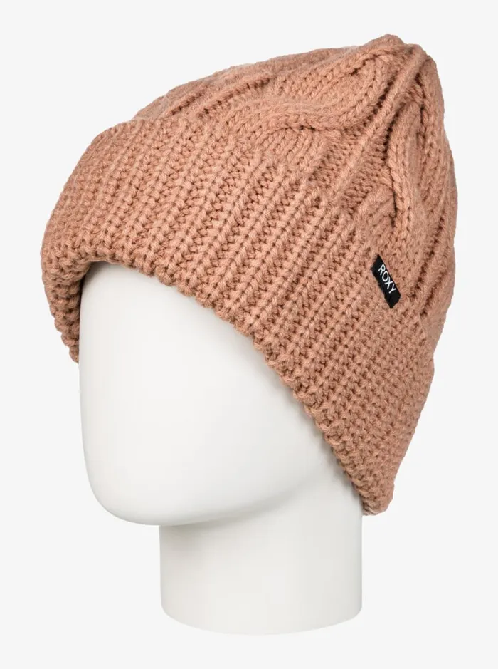 Roxy Snow Cake 8211 Cuff Beanie Camel Women Beanies