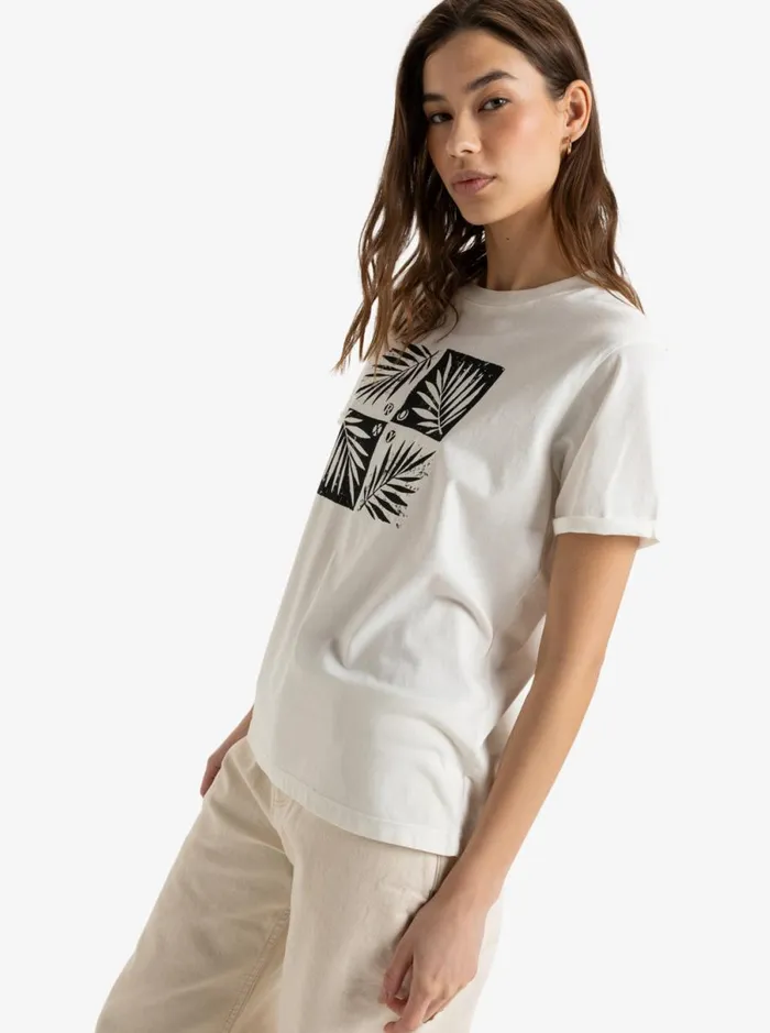 Roxy Summer Fun 8211 Short Sleeves Tshirt Egret Women TShirts and Tops