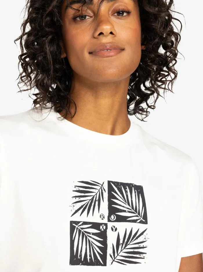 Roxy Summer Fun 8211 Short Sleeves Tshirt Egret Women TShirts and Tops
