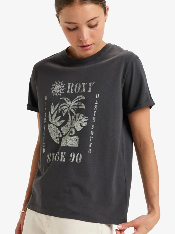 Roxy Summer Fun 8211 Short Sleeves Tshirt Phantom Women TShirts and Tops