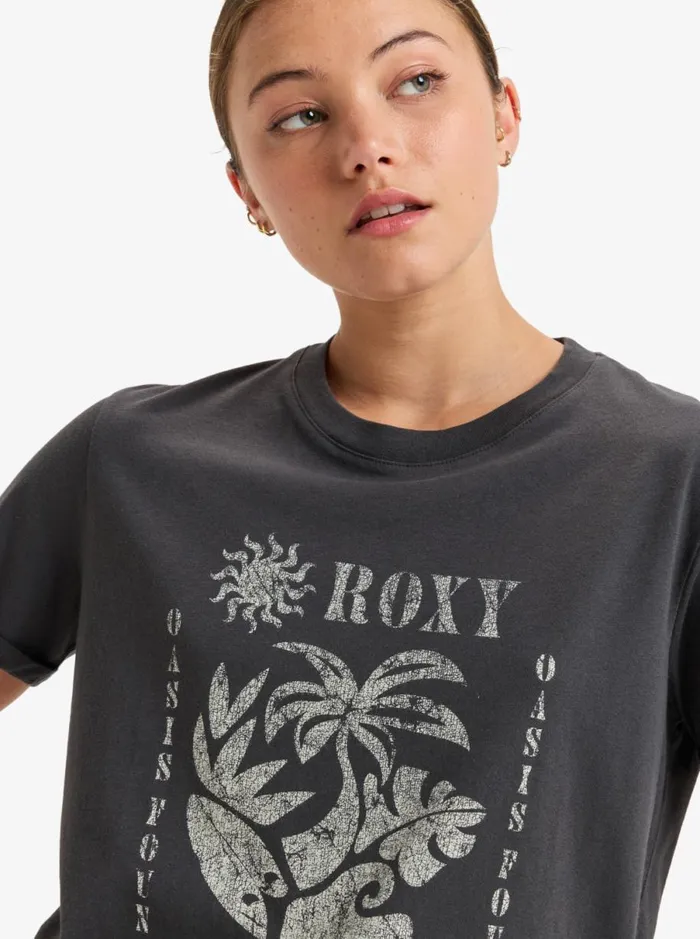 Roxy Summer Fun 8211 Short Sleeves Tshirt Phantom Women TShirts and Tops