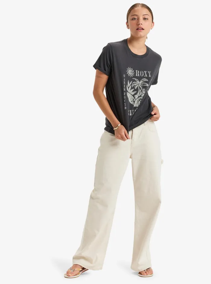 Roxy Summer Fun 8211 Short Sleeves Tshirt Phantom Women TShirts and Tops