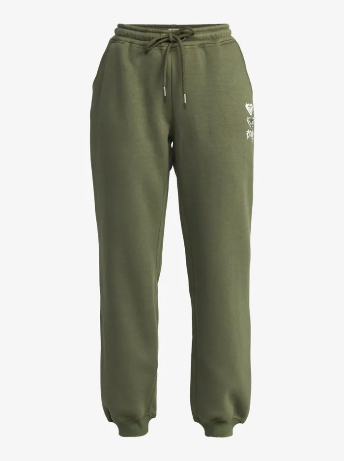 Roxy Surf Stoked 8211 Jogger Pants Oil Green KidsWomen Mini Me