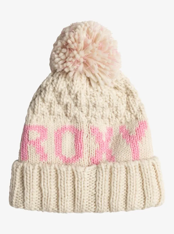 Roxy Tonic 8211 Cuff Beanie For Girls Buttercream Kids Accessories
