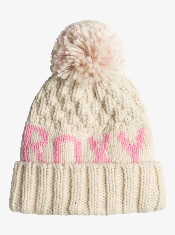 Roxy Tonic 8211 Cuff Beanie For Girls Buttercream Kids Accessories