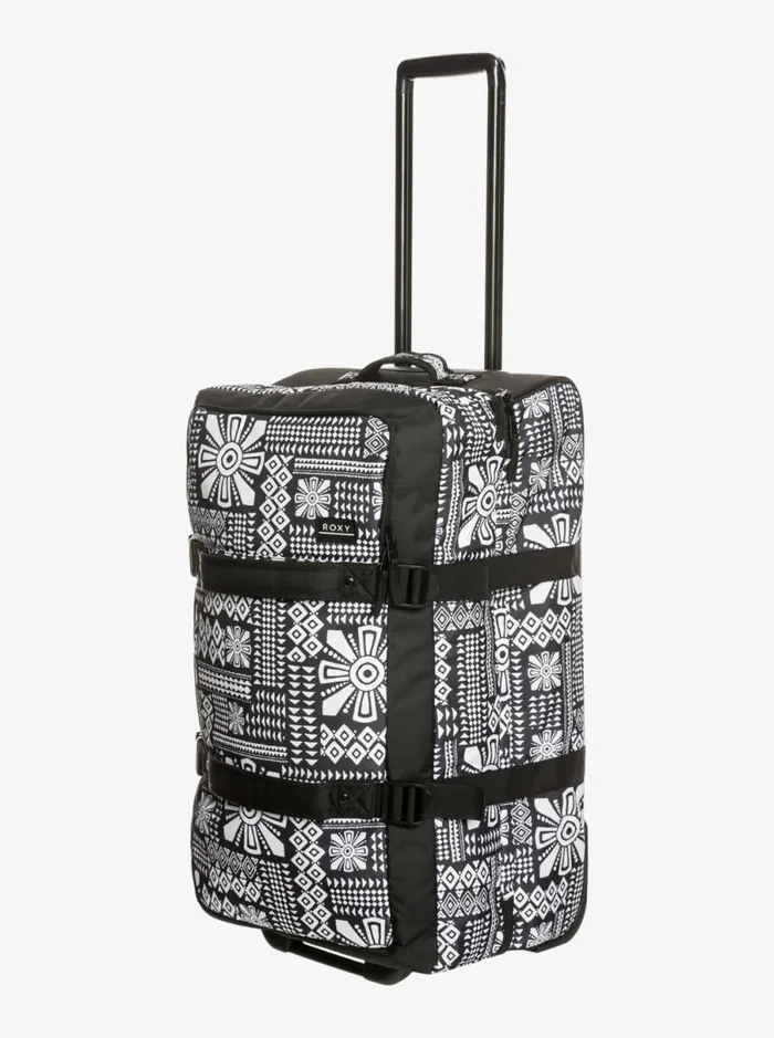 Roxy Travel Dreaming 62 L 8211 Medium Wheeled Suitcase Phantom Mo Rockin Vibe App Women Luggage