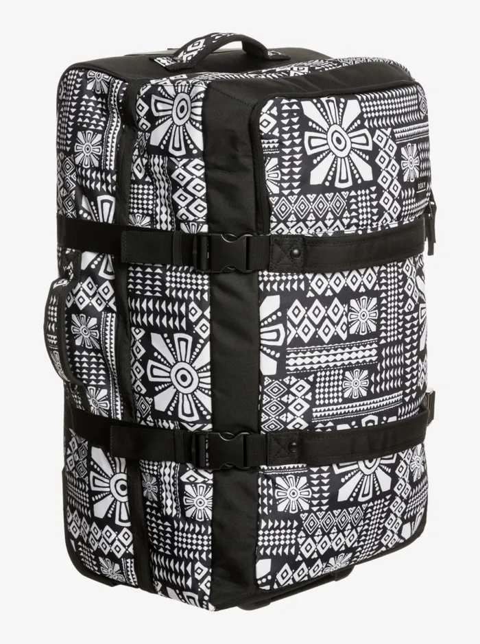 Roxy Travel Dreaming 62 L 8211 Medium Wheeled Suitcase Phantom Mo Rockin Vibe App Women Luggage