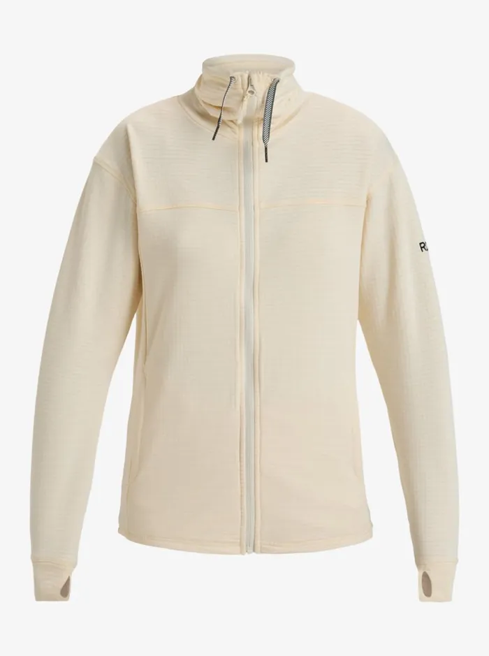 Roxy Vertere 8211 ZipUp Sweatshirt Buttercream Women Sweatshirts and Hoodies